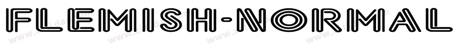 Flemish-Normal Ex字体转换